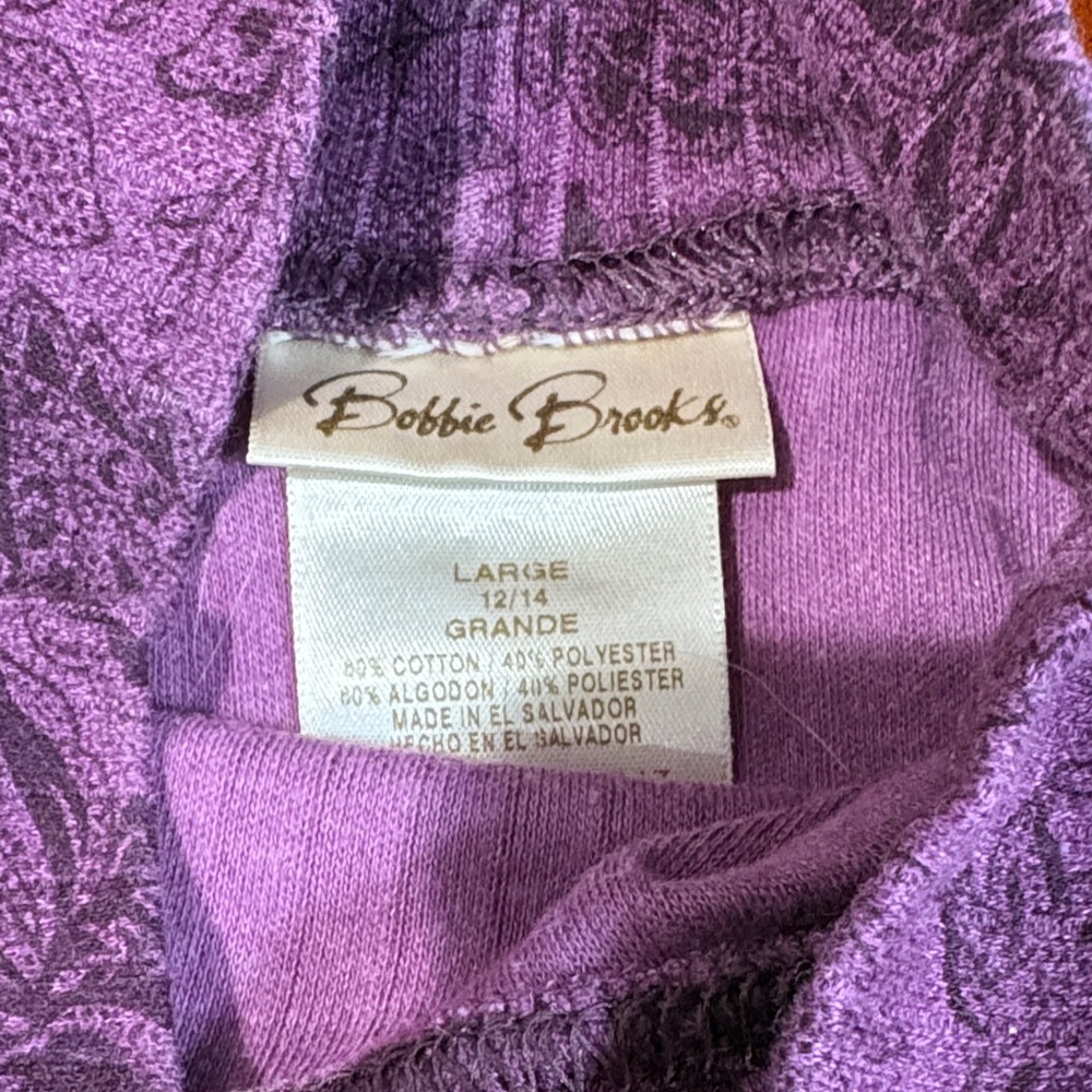Bobbie Brooks Lavender Knit Top